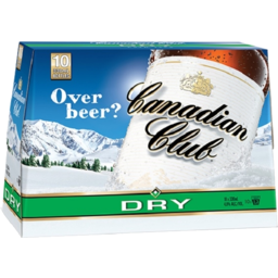 Photo of Canadian Club 4.8% Whisky & Dry 10x330ml Bottles