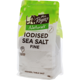 Photo of Mrs Rogers Naturals Iodised Sea Salt Fine Bag