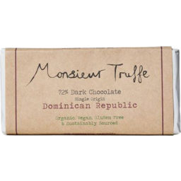 Photo of Monsieur Truffe Chocolate Dark Dominican 72%