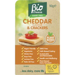 Photo of My Life Biocheese Cheddar Flavour And Cracker Snack Pack 50g 50g