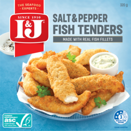 Photo of I&J Salt & Pepper Fish Tenders Made With Real Fish Fillets