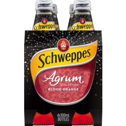 Photo of Schweppes Agrum Blood Orange Bottles 4x300ml