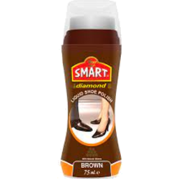 Photo of Smart Diamond Liquid Shoe Polish Brown 75ml