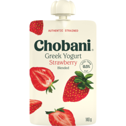 Photo of Chobani Strawberry Greek Yogurt Pouch 140gm