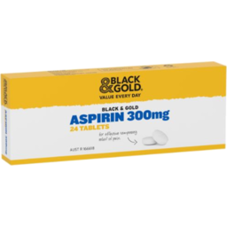 Photo of Black & Gold Aspirin 24s