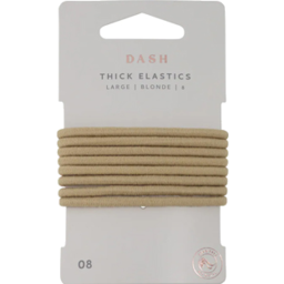 Photo of Dash Hair Ties Elastic Large Thick Blonde 8 Pack