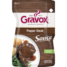 Photo of Gravox Pepper Steak Liquid Finishing Sauce 165g