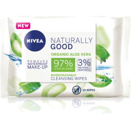 Photo of Nivea Naturally Good Biodegradable Facial Wipes 
