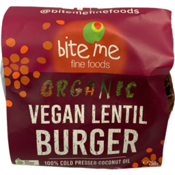 Photo of Bite Me Organic Vegan Lentil Burger 2pk