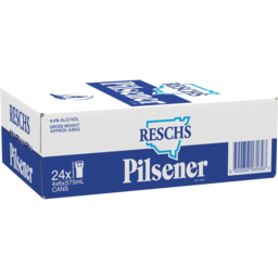Photo of Reschs Pilsener Cans 24pk 375mL