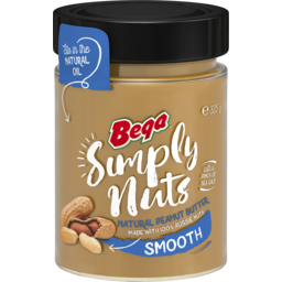 Photo of Bega Simply Nuts Natural Peanut Butter Smooth 325gm