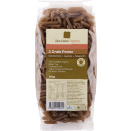 Photo of Olive Green Penne 3 Grain 300g