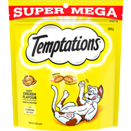 Photo of Temptations Tasty Chicken Flavour Treats For Cats Mega Pack