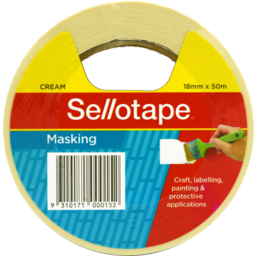 Photo of Sellotape Masking Tape 18mmx50m Each