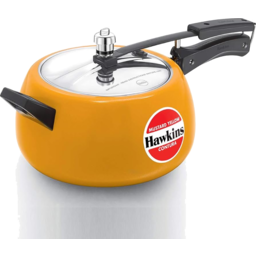 Photo of Hawkins Contura Pressure Cooker Mustard Yellow Color 5ltr