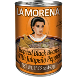 Photo of Lm Black Beans Jalapeno 440g