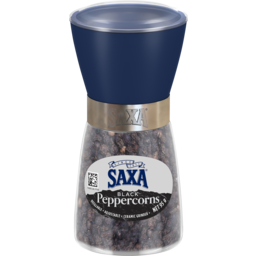 Photo of Saxa® Black Peppercorn Grinder 95g 95g