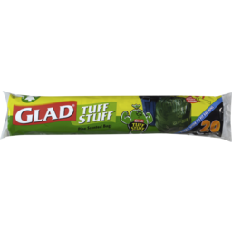 Photo of Glad Tuff Stuff Pine Scented Garbage Bags Extra Wide