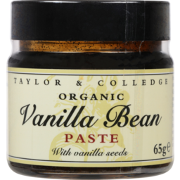 Photo of Taylor & College Organic Vanilla Bean Paste 65g