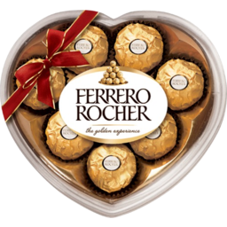Photo of Ferrero Rocher Chocolate Heart Shape Box T8 Pack 100g