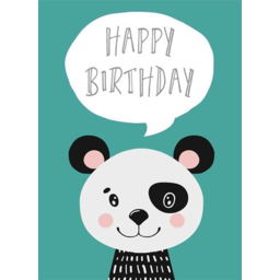 Photo of Henderson Greetings Card Mini Happy Birthday Panda