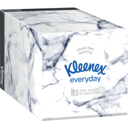 Photo of Kleenex Artist Edition Everyday Facial Tissues Cube 85 Pack 