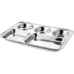 Photo of 33cm Rect. 5 Compartment Tray
