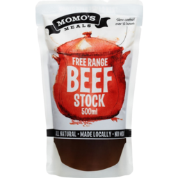 Photo of Momos Meals Free Range Beef Stock 500ml