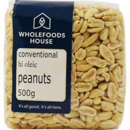 Photo of Wholefoods House Peanuts Hi Oleic Roasted Unsalted 500g