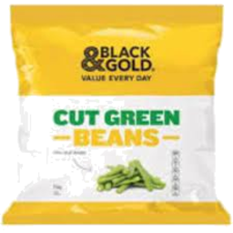 Photo of Black & Gold Cut Green Beans