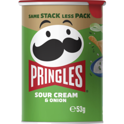 Photo of Pringles Potato Crisps Sour Cream & Onion 53g