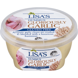 Photo of Lisa's Hummus Gloriously Garlic 380g