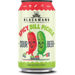 Photo of Blackman's Brewery Spicy Dill Pickle Sour Beer 4pk