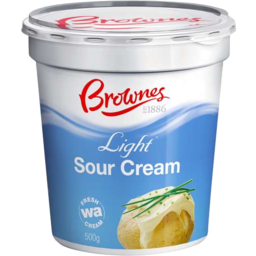 Photo of Brownes Light Sour Cream 500gm