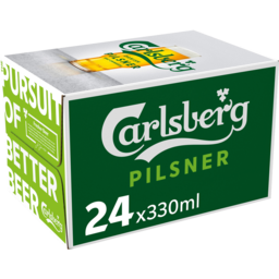 Photo of Carlsberg Danish Pilsner 330ml 24 Pack