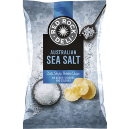 Photo of Red Rock Deli Sea Salt Chips 165g