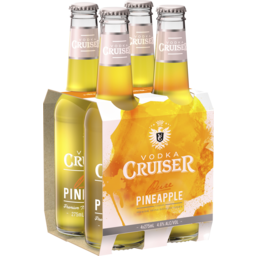 Photo of Vodka Cruiser Pineapple 4.6% 275ml 4 Pack