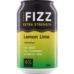 Photo of Hard Fizz Extra Strength Lemon Lime Can