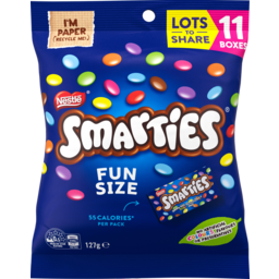 Photo of Nestle Smarties Chocolate Sharepack 11 Pieces 127g