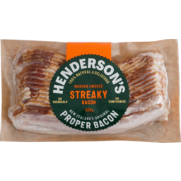Photo of Hendersons Streaky Bacon 500g