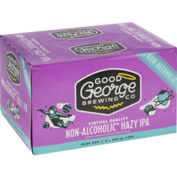 Photo of Good George Virtual Reality Non-Alcoholic Hazy IPA Cans