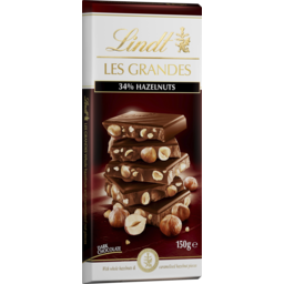 Photo of Lindt Les Grandes Dark Chocolate & Hazelnuts 150g