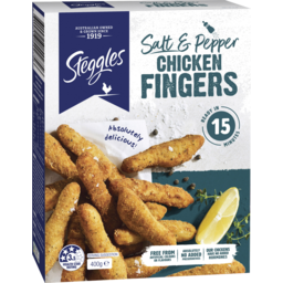 Photo of Steggles Salt & Pepper Chicken Fingers 400g