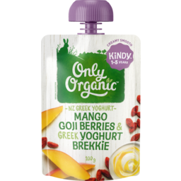 Photo of Only Organic Baby Food Pouch Kindy Mango Goji Brekkie 1+ year