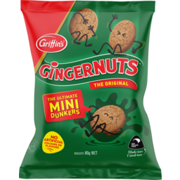 Photo of Griffin's Biscuits Gingernuts Mini Dunkers 80g