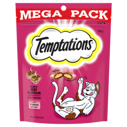 Photo of Temptations Cat Treats Hearty Beef Bag