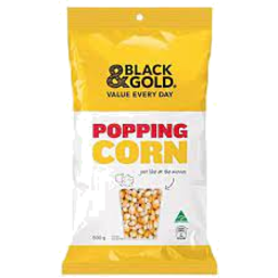 Photo of Black & Gold Popping Corn 500g 