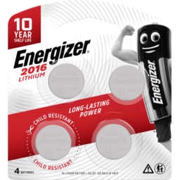 Photo of Energizer Battery Lithium 2016 4 Pack