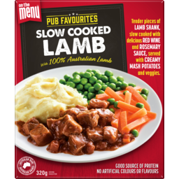 Photo of On The Menu Pub Favourites Slow Cooked Lamb 320g
