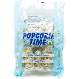 Photo of Popcorn Time Lightly Salted 10 Pack